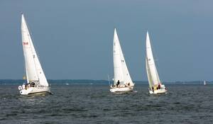 picture of boats racing